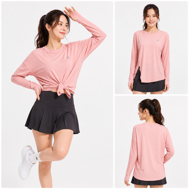 StephX Workout Long Sleeve Shirt