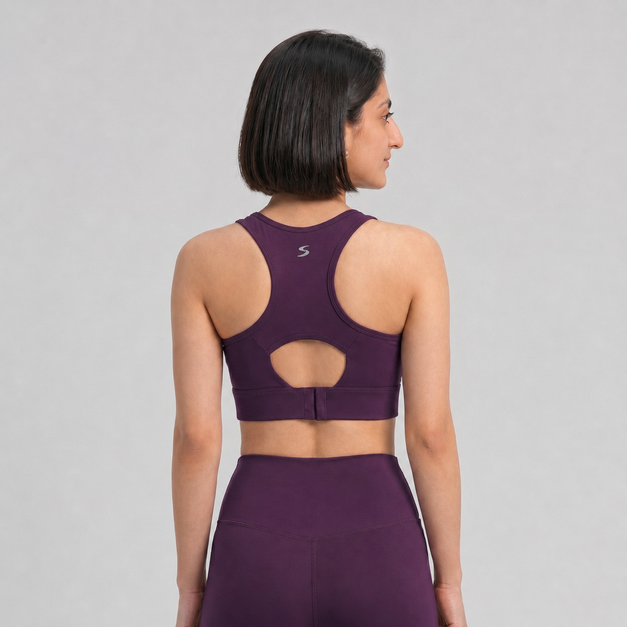 StephX Sports Bra Racer Bra Wanita - Gambar 4